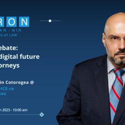 Cătălin Cotorogea @ Live debate – E-UNBR, The digital future for attorneys