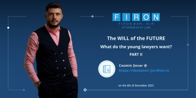 Cosmin Șovar @ The Will of the Future – What do the young lawyers want? - PART II