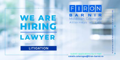 We are hiring! Litigation Lawyer